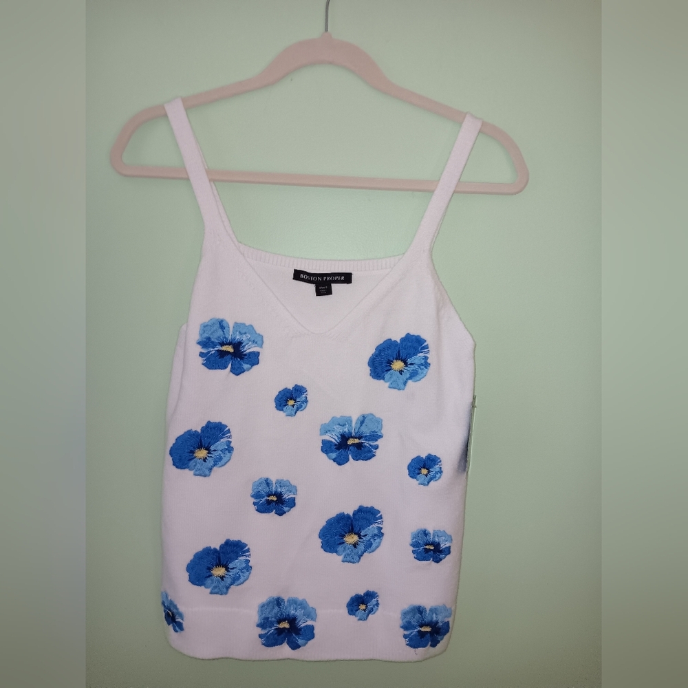 New Women's Boston  Proper Knit Tank Top